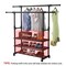 Heavy Duty Closet Organizer Metal Garment Rack Clothes Hanger Storage Shoes Rack